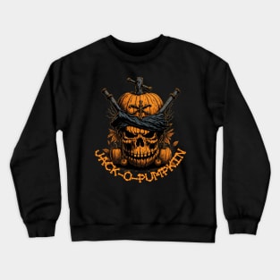 Pumpkin Pirate Halloween Crewneck Sweatshirt